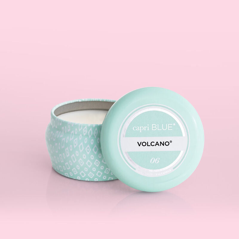 Volcano | Mini Tin Candle | Aqua
