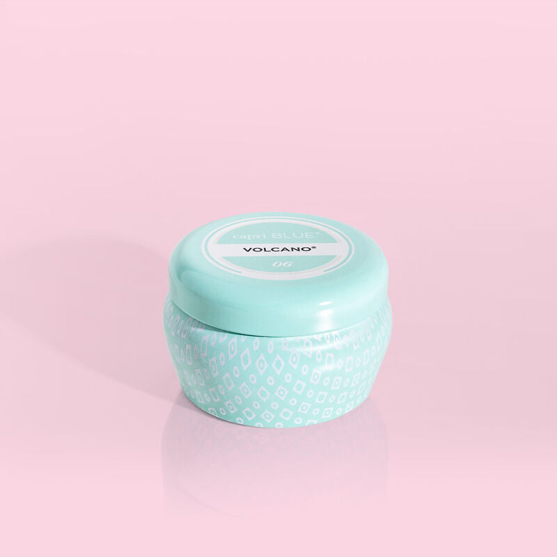 Volcano | Mini Tin Candle | Aqua