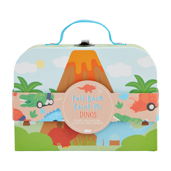 Pull-Back Paint Me Dino Set