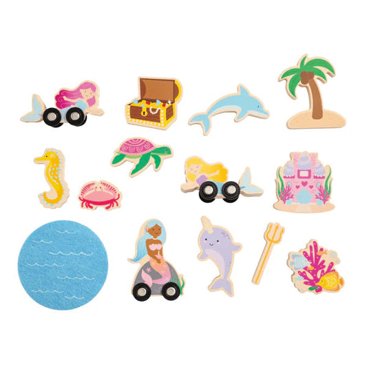 Mermaid Wood Toy Set