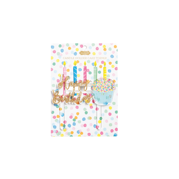 Colorful Candle Holder Topper