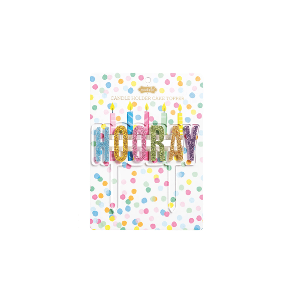 Hooray Candle Holder Topper