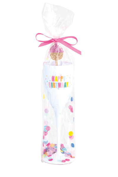 Happy Birthday Acrylic Flute