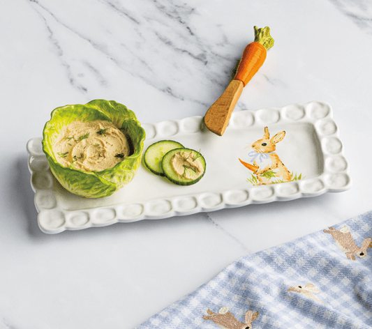 Easter Bunny Tray & Cabbage Tidbit Set