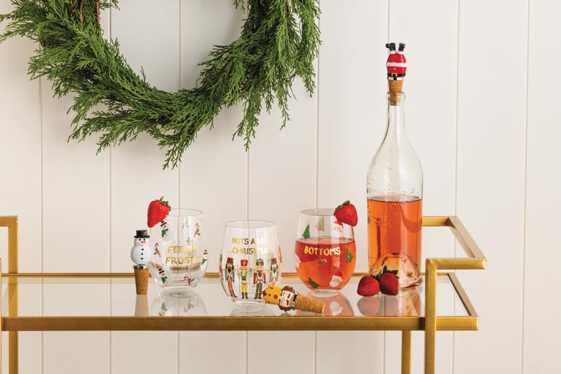 Feelin' Frosty | Glass & Light-Up Stopper Set