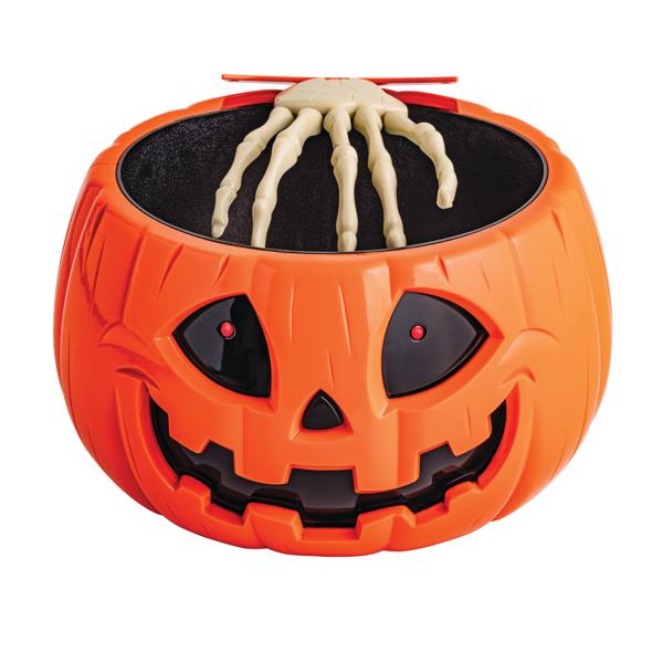 Animated Jack-O-Lantern Candy Bowl