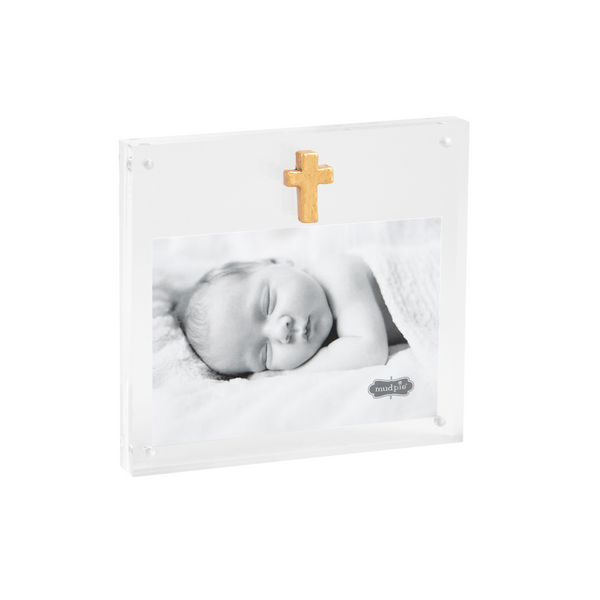 Acrylic Frame | Gold Cross