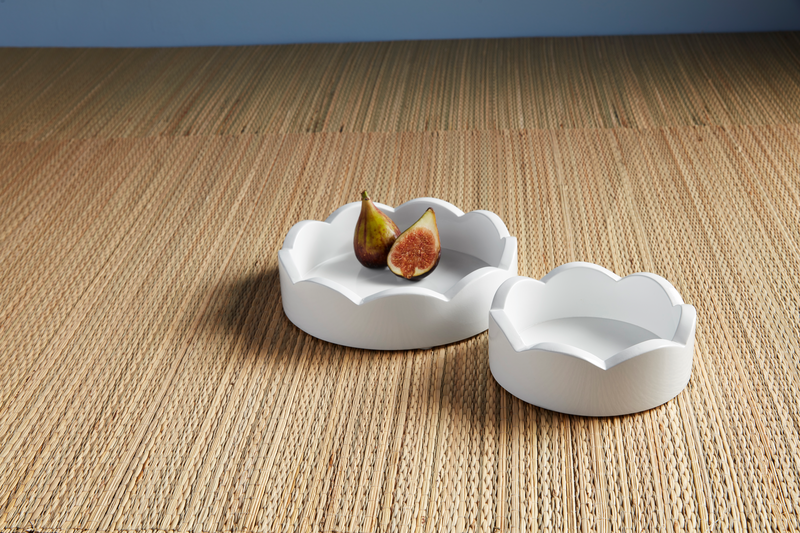 Mini Scalloped Tray Set