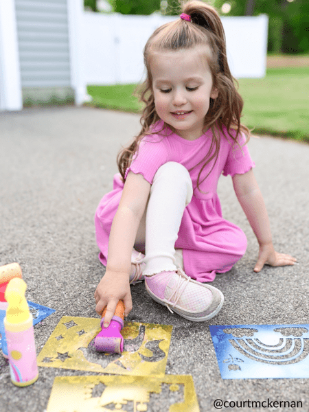 Roller Chalk Sidewalk Paint | Magical