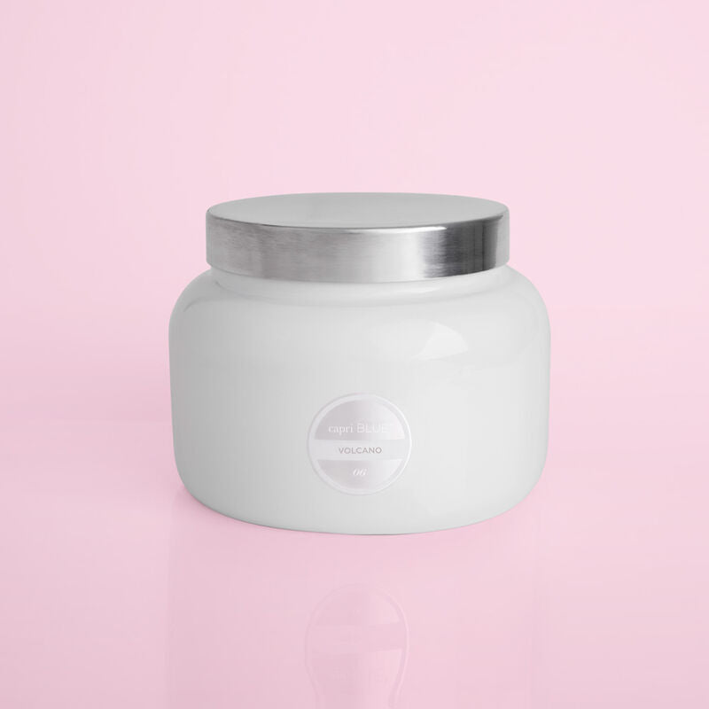Volcano Jumbo Signature Jar - White