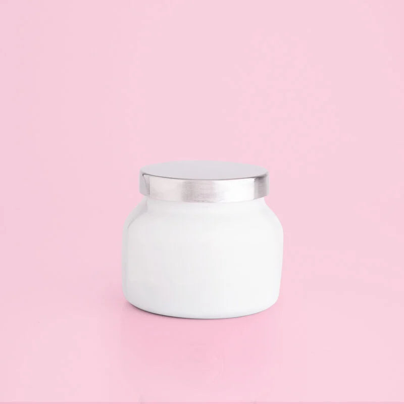 Volcano | Petite Jar Candle | White