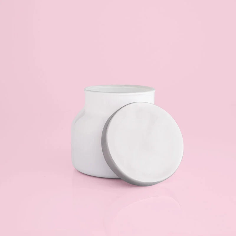 Volcano | Petite Jar Candle | White