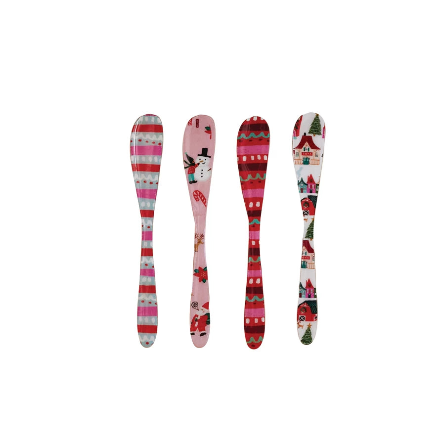 Enameled Stainless Steel Canape Knife | Assorted Styles