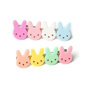 Alligator Clip - Pastel Bunnies