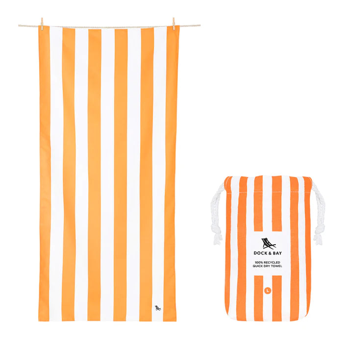 D&B Quick Dry Towel | Ipanema Orange