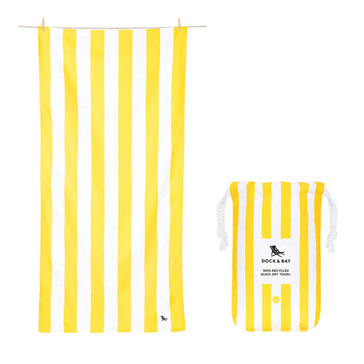 D&B Quick Dry Towel | Boracay Yellow