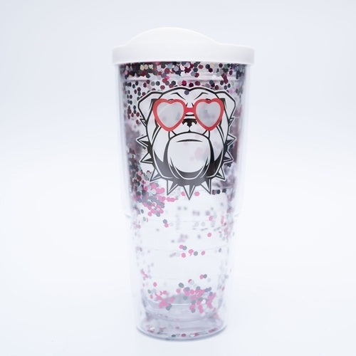 Glitter Tumbler - Bulldog