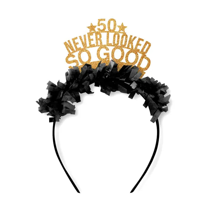 50 Never Looked So Good Headband
