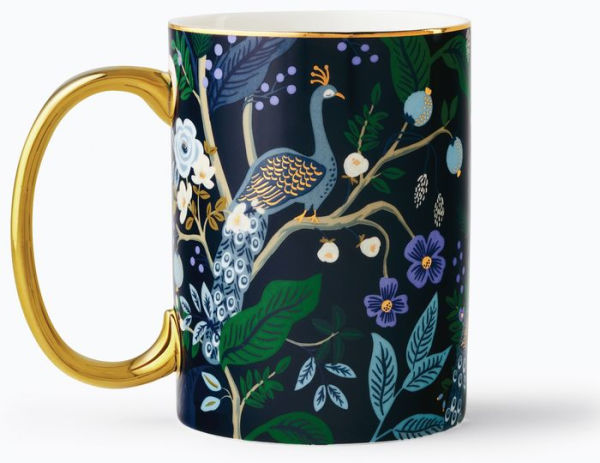 Peacock Porcelain Mug