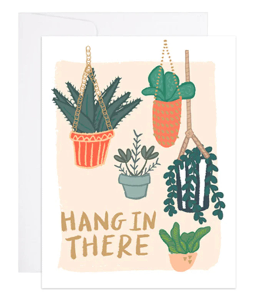 Hang in There Plants Card