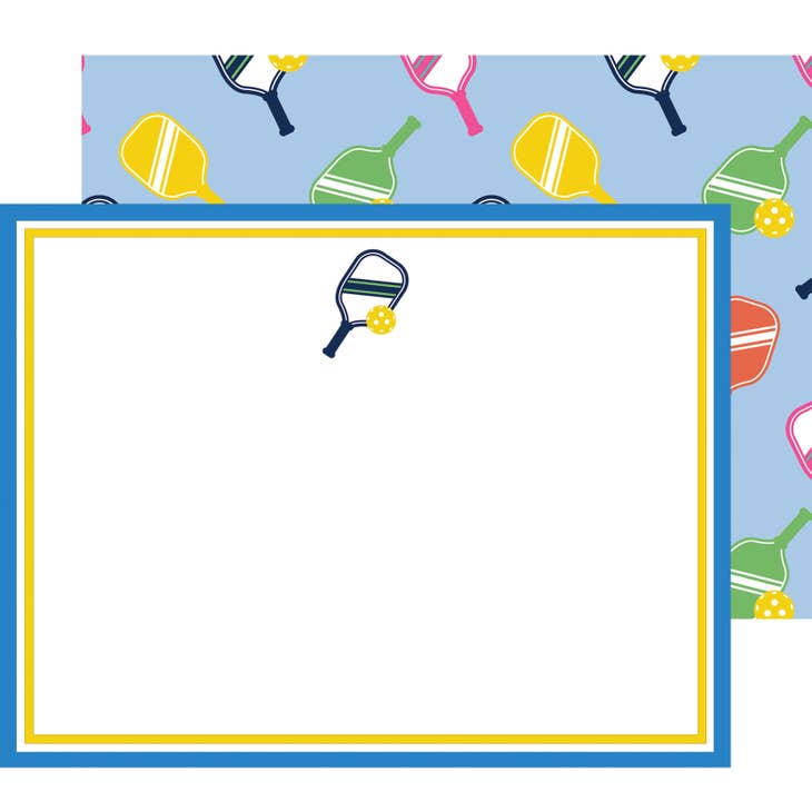 Pickleball Flat Notecards
