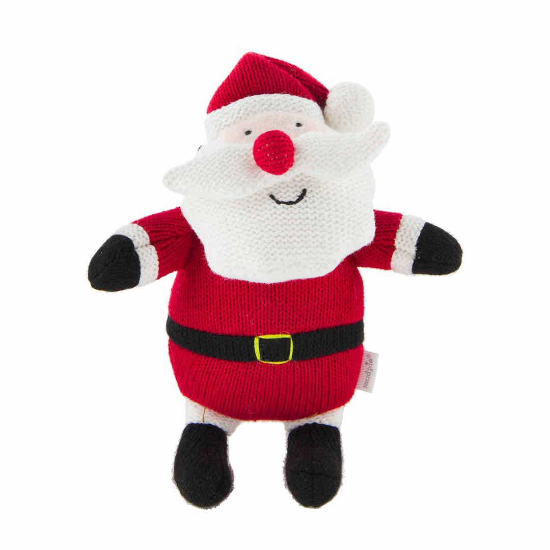 Santa Knit Rattle
