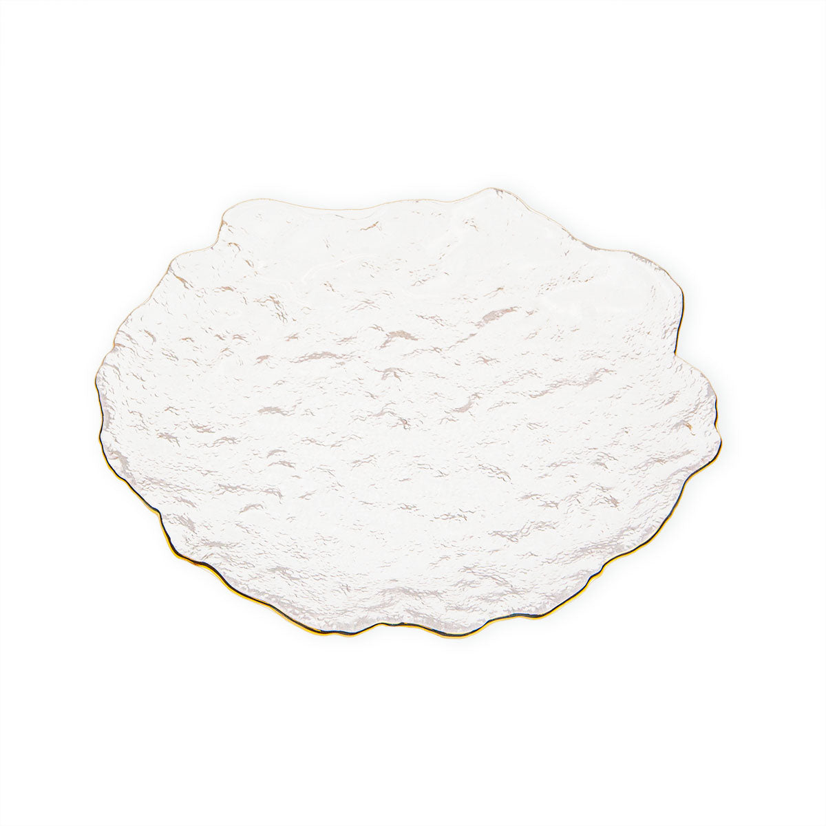 Saint Germain Salad Plate Clear/Gold