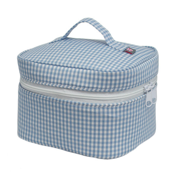Train Case | Baby Blue Gingham