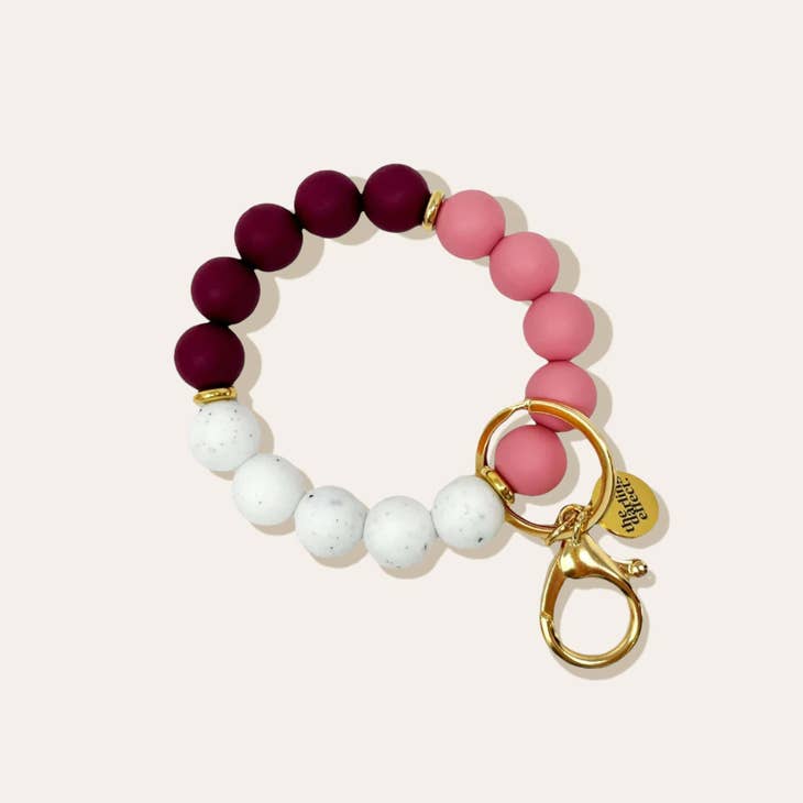 Bashful Berry Keychain Wristlet