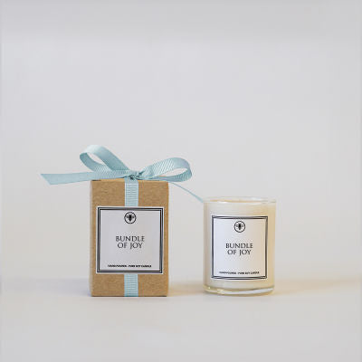 Bundle of Joy Votive | Blue Bow