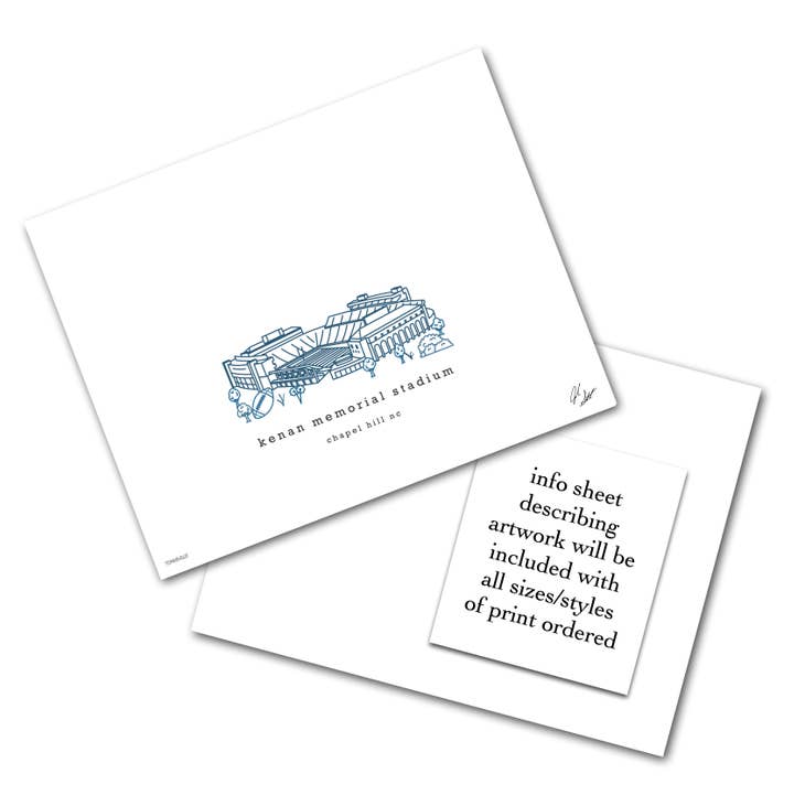 Minimalist Decor - Kenan Memorial Stadium