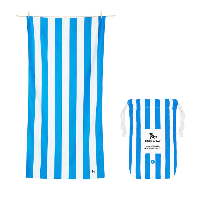 D&B Quick Dry Towel | Bondi Blue