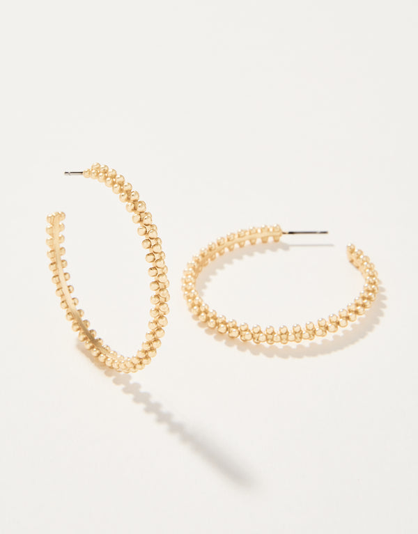Telfair Hoop Earrings 40mm