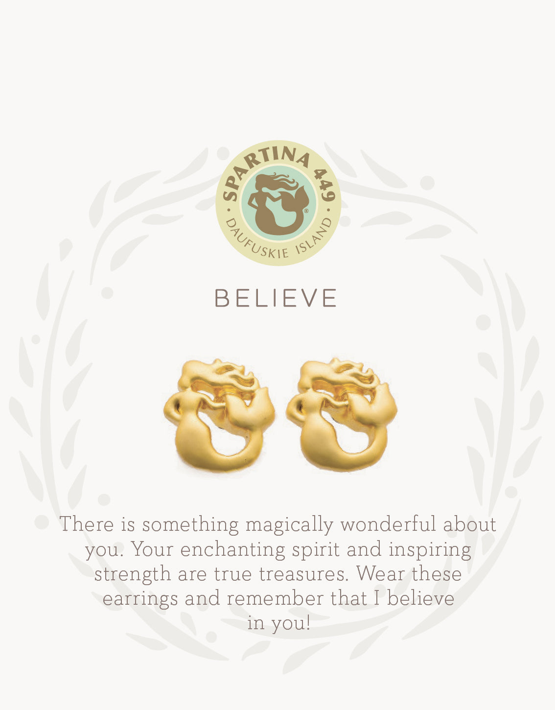 SLV Stud Earrings - Believe