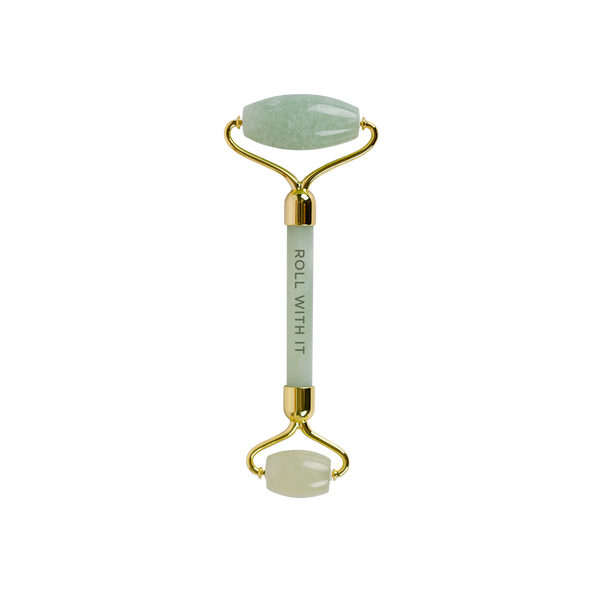 Face Stone Roller | Jade + Gold