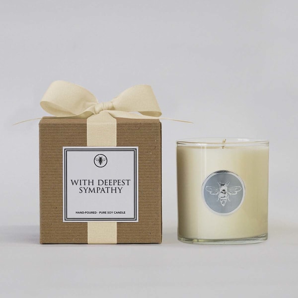 With Deepest Sympathy Candle
