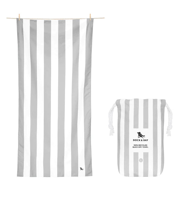 D&B Quick Dry Towel | Goa Grey