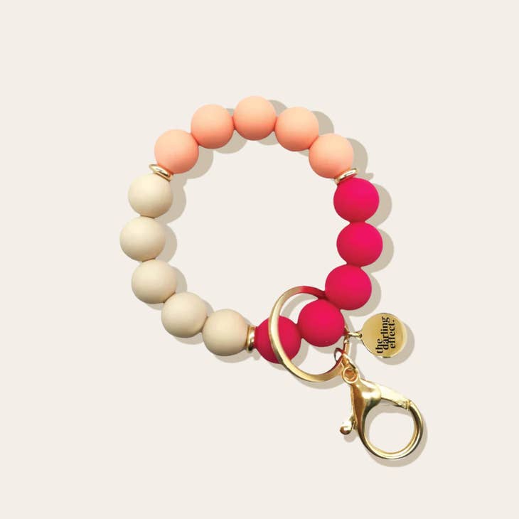 Sunkissed Peaches Keychain Wristlet