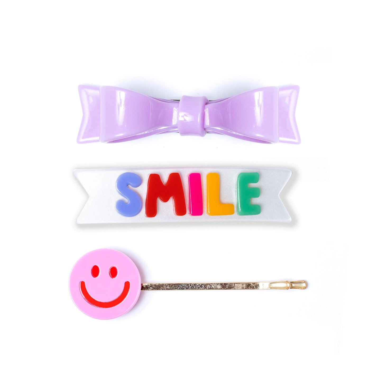 Alligator Clip - Smile Word