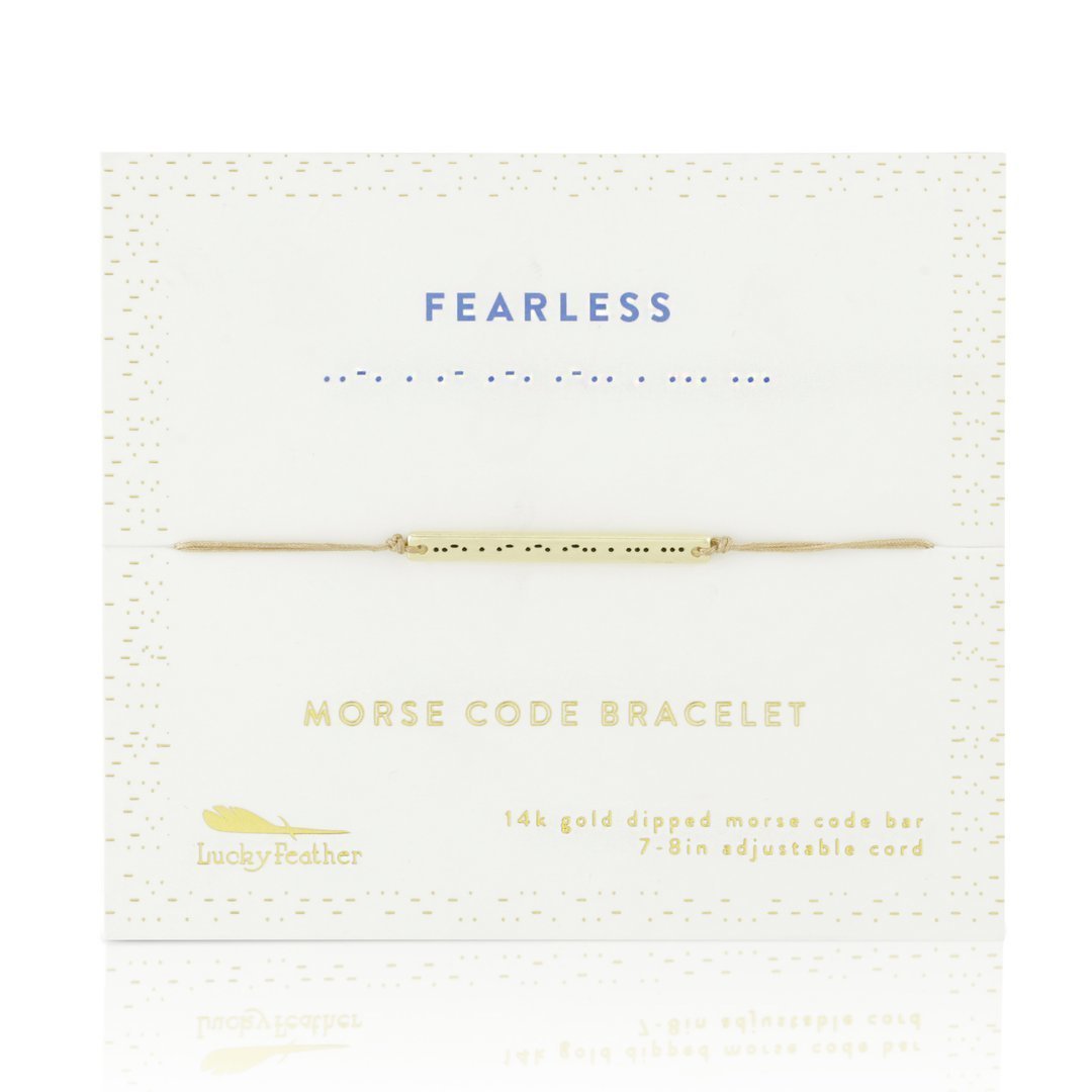 Morse Code Bracelet | Fearless