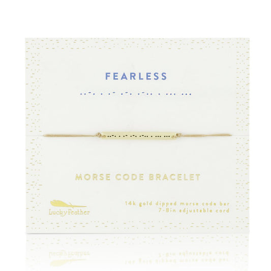 Morse Code Bracelet | Fearless