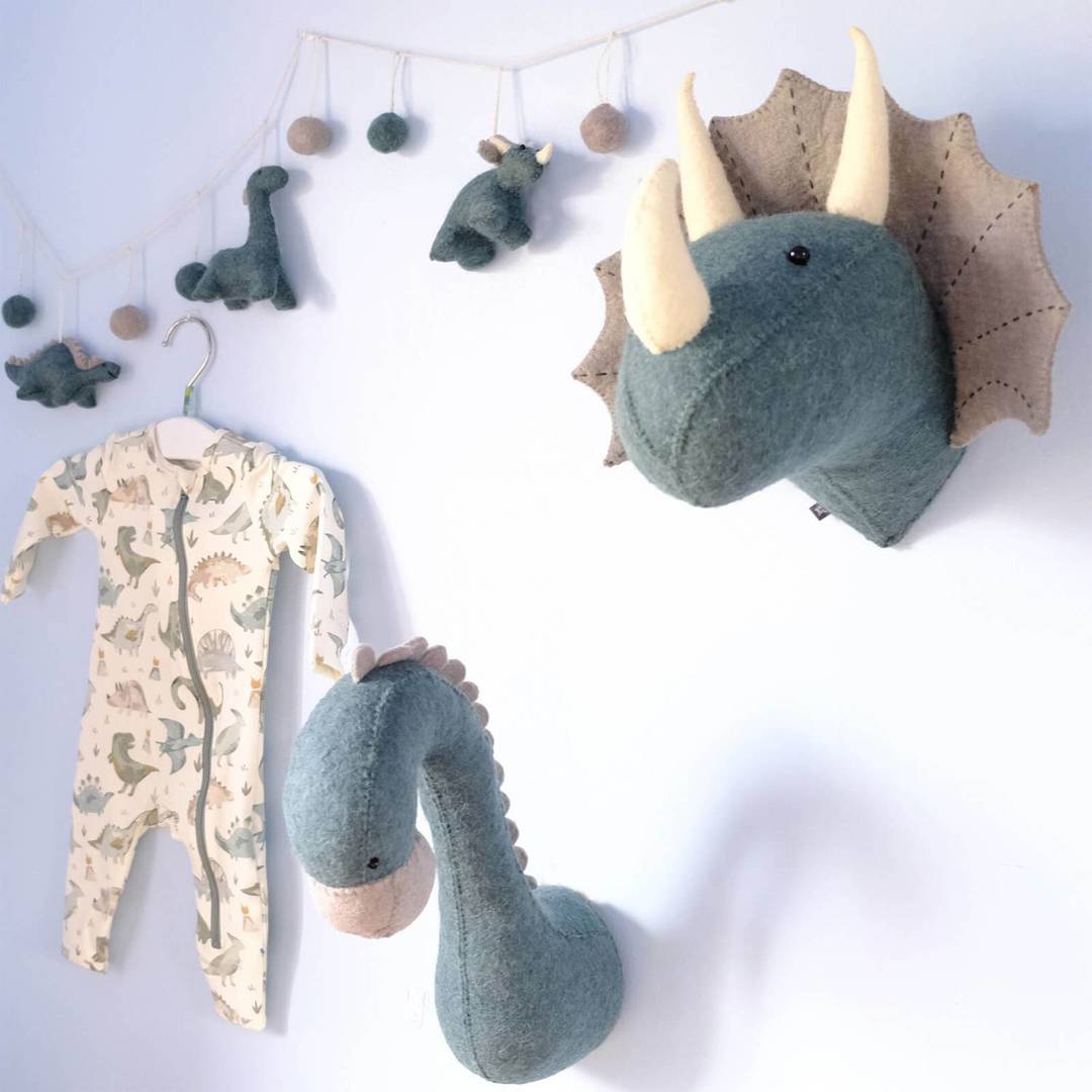 Mini Triceratops Blue/Grey