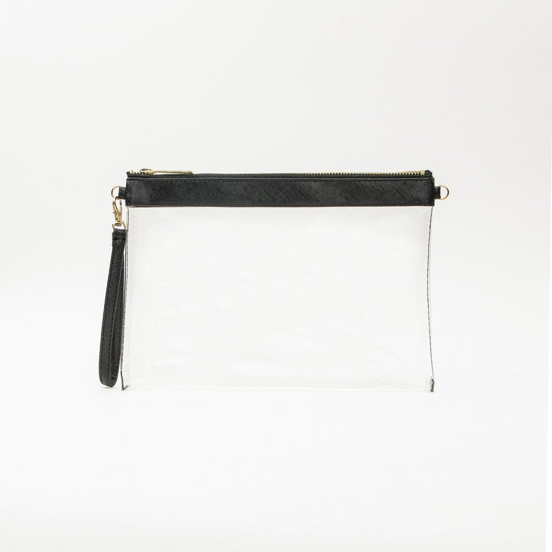 Clear Travel Bag - Black