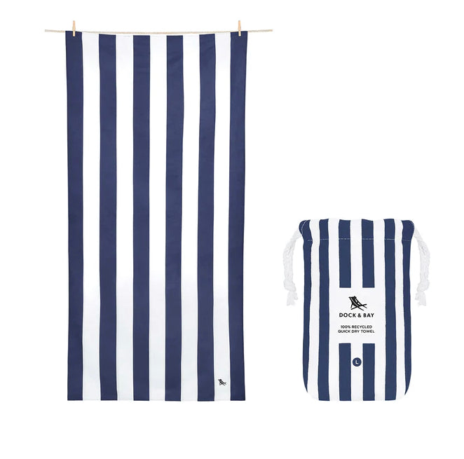 D&B Quick Dry Towel | Whitsunday Blue