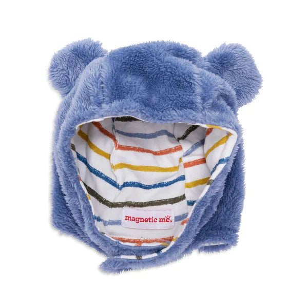 Denim Blue Minky Magnetic Hat | 18-24m