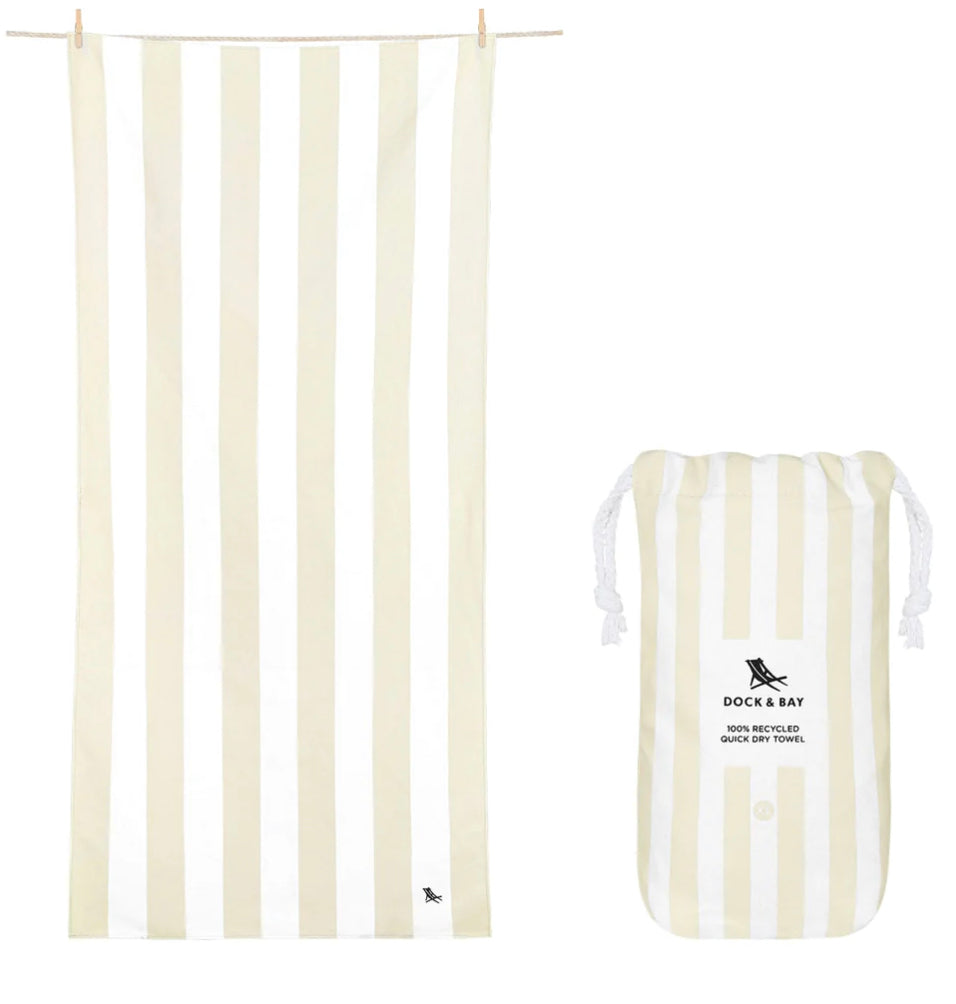 D&B Quick Dry Towel | Bora Bora Beige