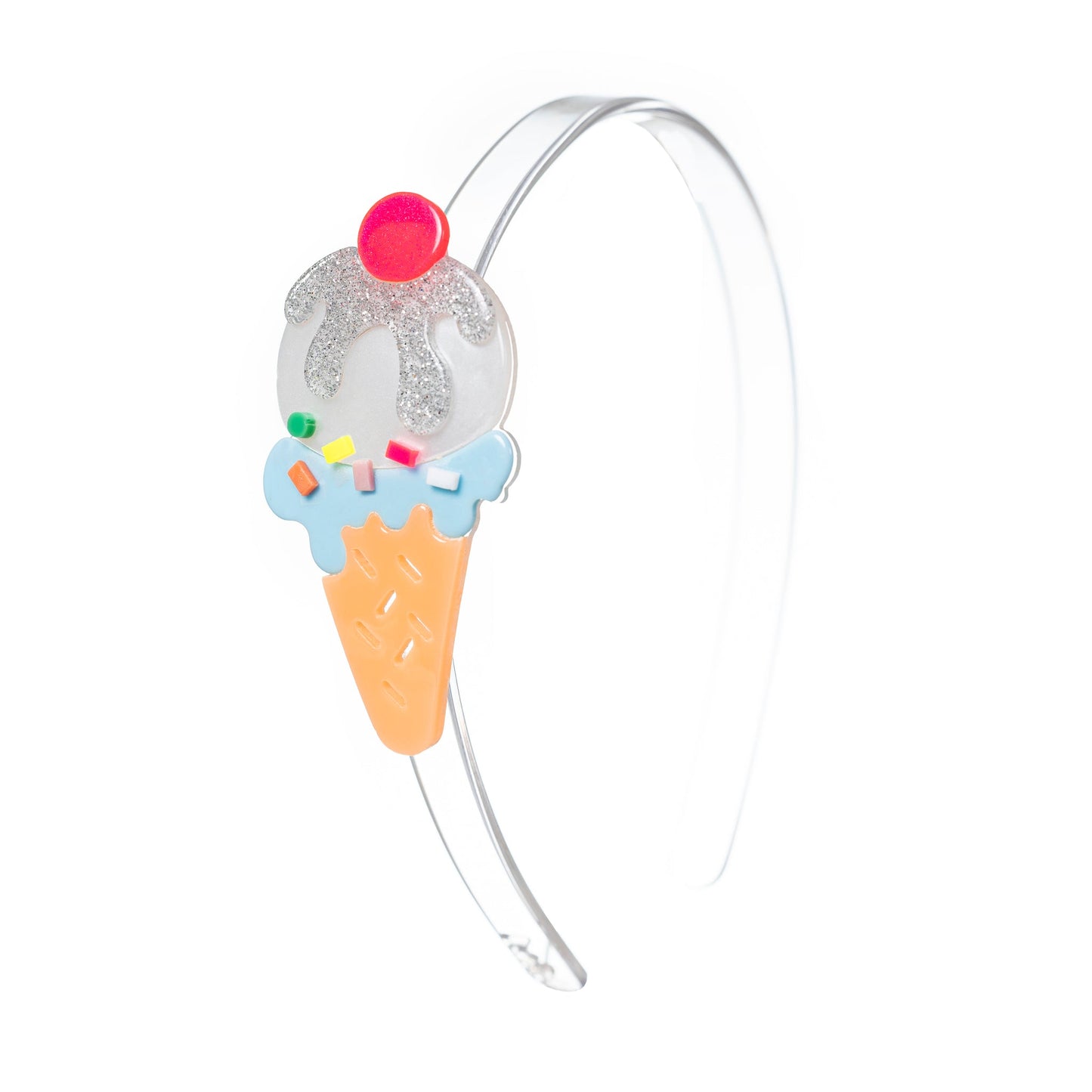Acrylic Headband - Ice Cream Sundae