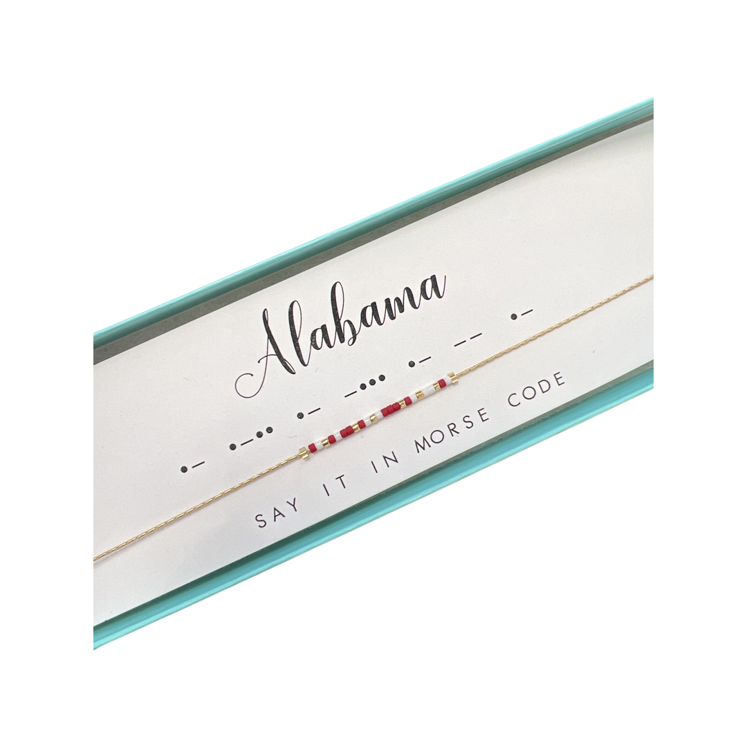 Dot and Dash Necklace - Alabama