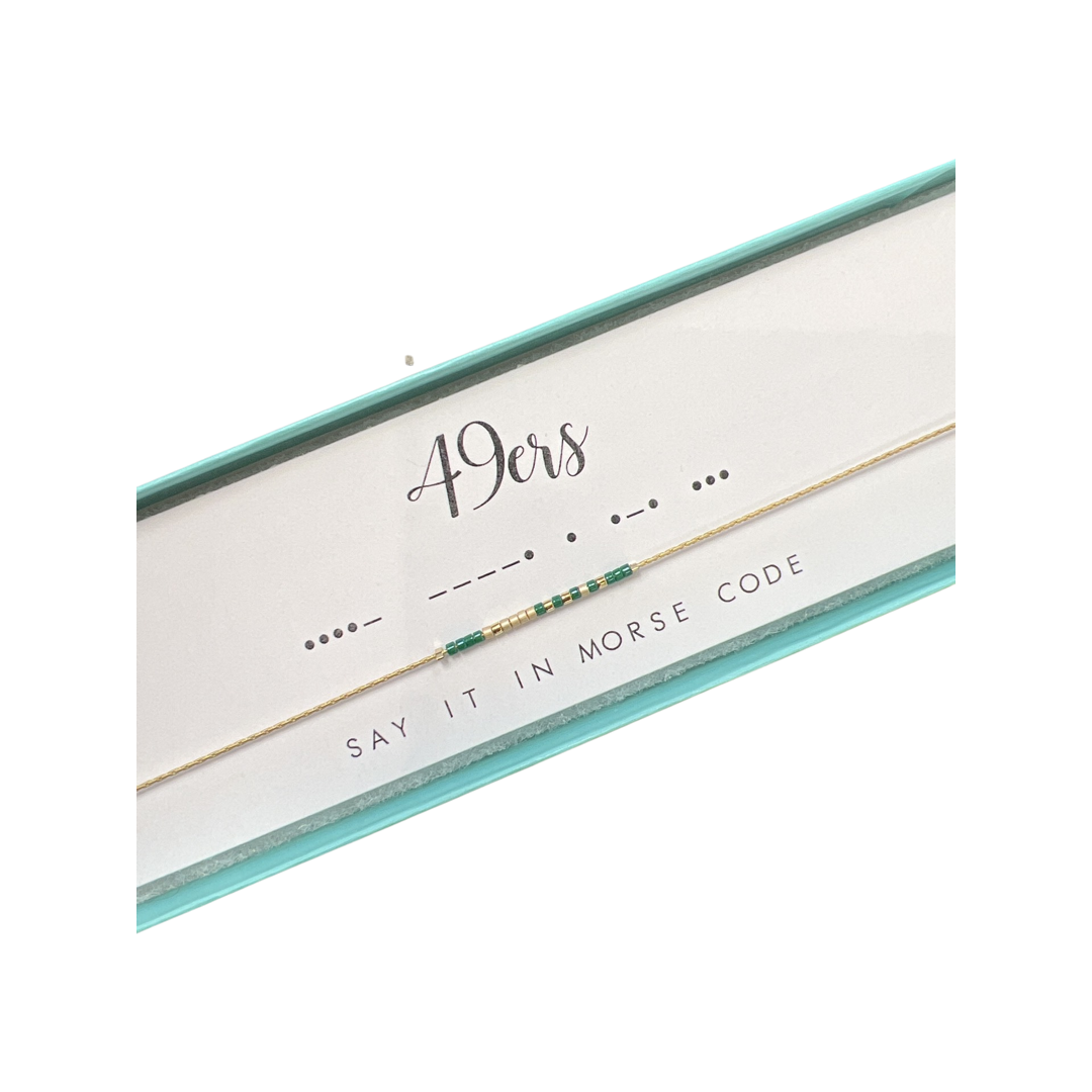 Dot and Dash Necklace - 49ers