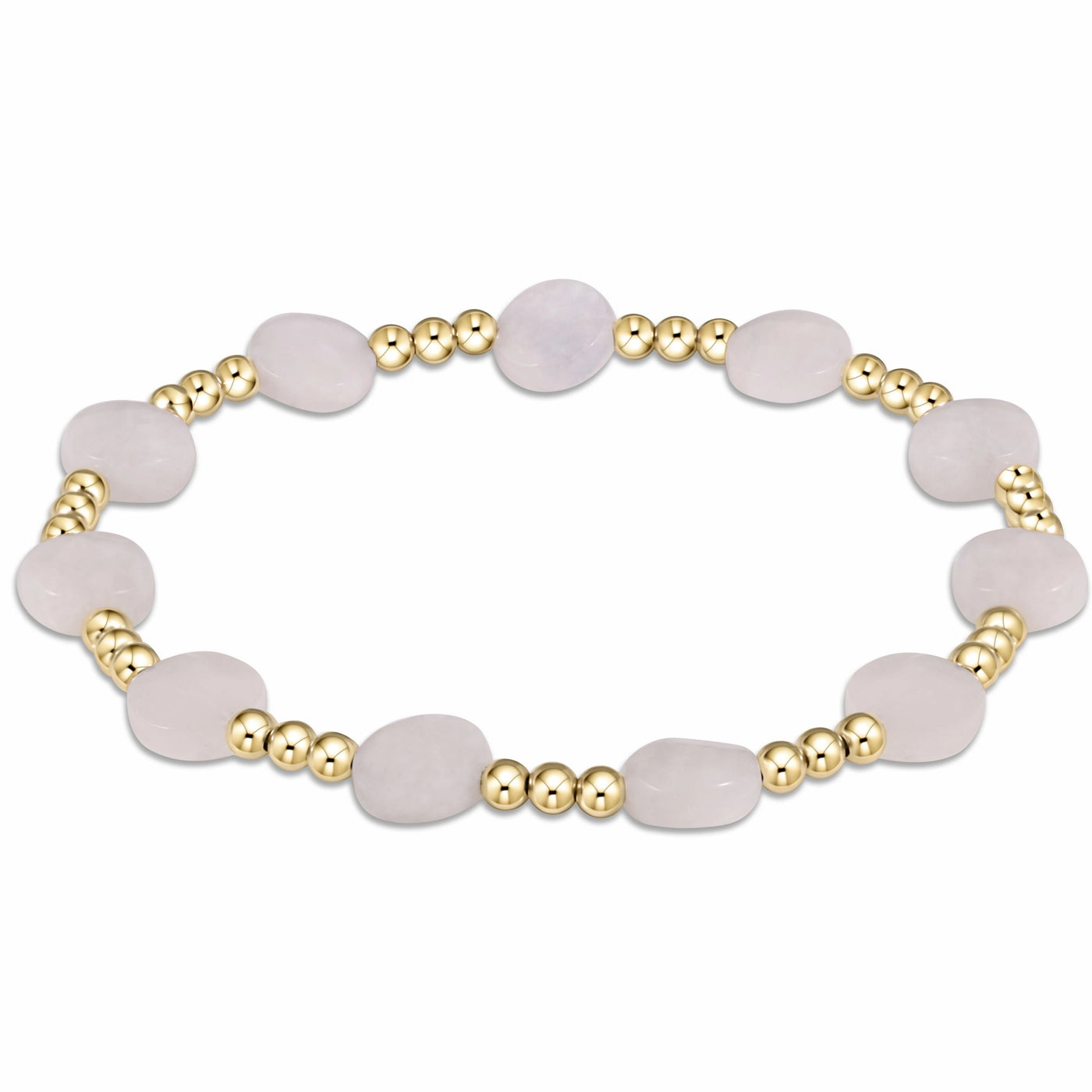 Admire Gold 3mm Bead Bracelet | Moonstone